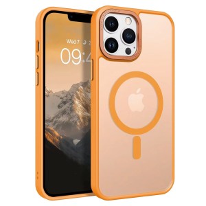 Matte Frosted TPU Silicone Phone Cover Magnetic Phone Case for iPhone 11 12 13 14 15 Pro Max Cases